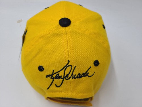 Vintage Ken Schrader #36 M&Ms Racing Team Adjustable Hat Cap Kenny NASCAR Yellow - Picture 8 of 11