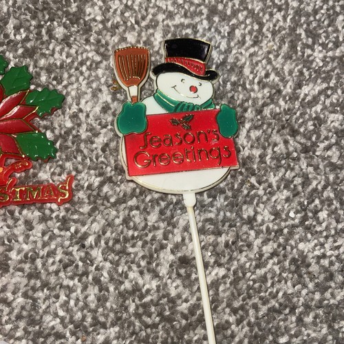 Vintage Weihnachten Blumentopf Dekoration - Bild 4 von 4