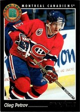 1993-94 Pinnacle Oleg Petrov Montreal Canadiens #212