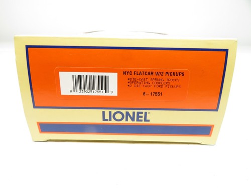 Lionel 6-17551 NYC Flatcar mit 2 Pickups LN - Bild 2 von 9