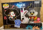 Funko Pop! Tees Alice in Wonderland White Rabbit Flocked Target Exclusive Set