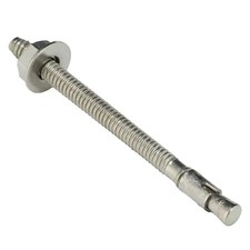 Mkt Fastening 2714314 Sup-R-Stud + Wedge Anchor, 1/4" Dia., 3-1/4" L, Steel