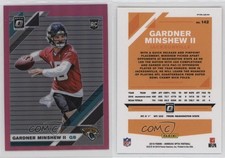 2019 Panini Donruss Optic Rookies Pink Prizm Gardner Minshew II #142 Rookie RC