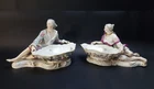 Impressive Pr Lge 1725 Crossed Sword Meissen Figural Porcelain Sweetmeat Dishes