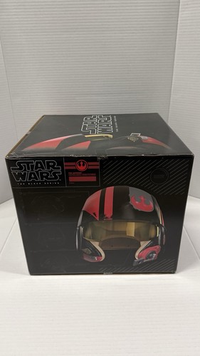Casco Electrónico Ala X Poe Dameron Serie Negra Star Wars - Nuevo En Caja - Imagen 2 de 8