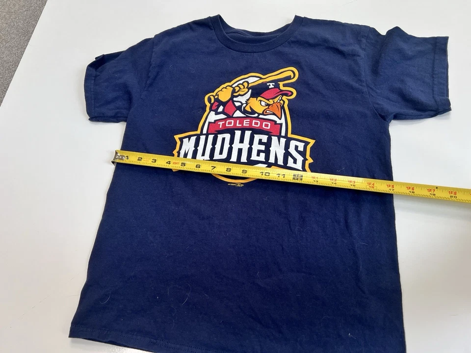 Camiseta de beisebol Toledo MUD HENS MLB Minor League Youth Maybe Sm azul VEJA FOTOS - Imagem 4 de 4