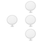 4pcs Wandmontierter kleiner Spiegelfaltspiegel Einstellbarer