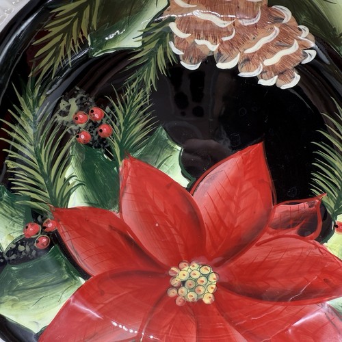 Cuenco de cerámica de pascua internacional certificado de colección diseño Susan Winget - Imagen 2 de 3