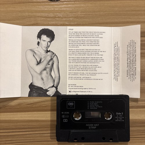 Adam and The Ants - Prince Charming & Strip Cassette Tapes - Picture 7 of 7