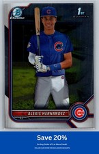 Alexis Hernandez 2022 Bowman Chrome #BCP-172 Prospects 1st Bowman Rookie Cubs