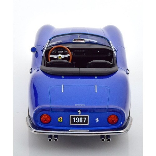 KK Scale KKDC180238 1/18 Ferrari 275 GTB/4 NART Spider Detachable Soft Top Blue - Picture 5 of 5