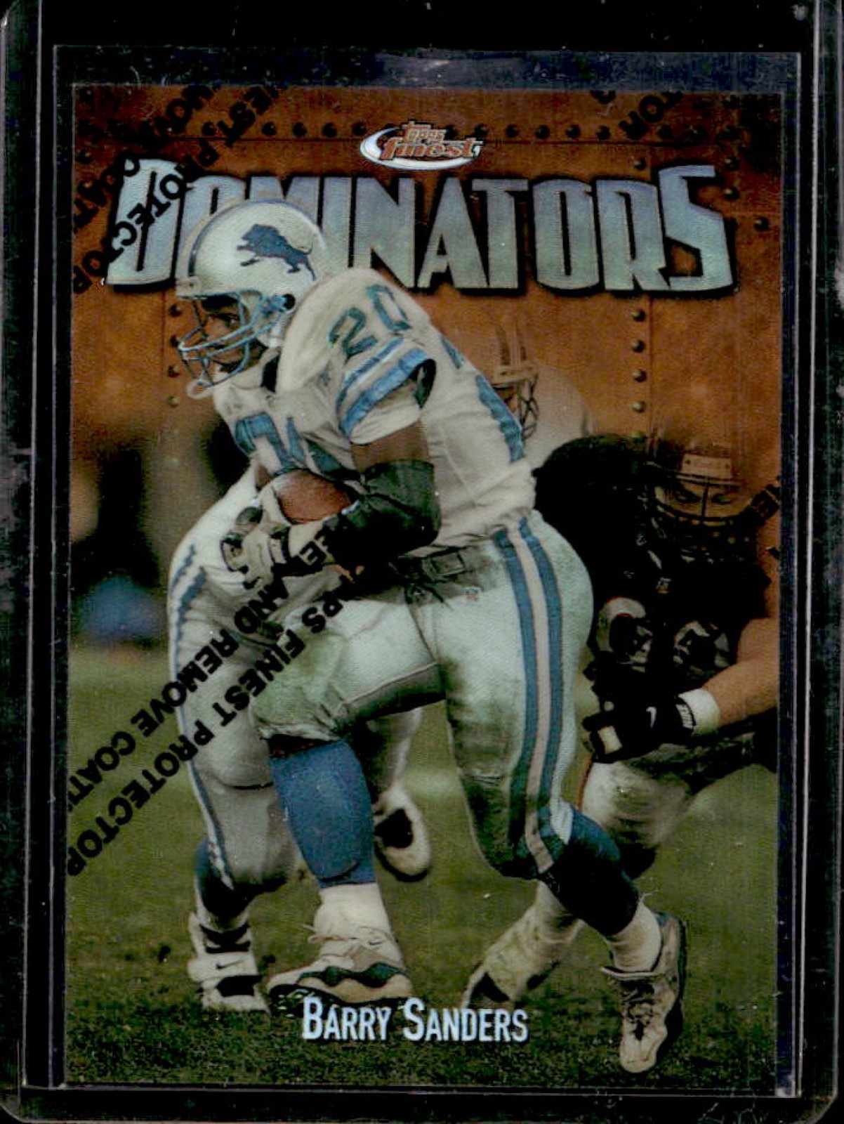 1997 Finest Barry Sanders Refractor #200 Lions
