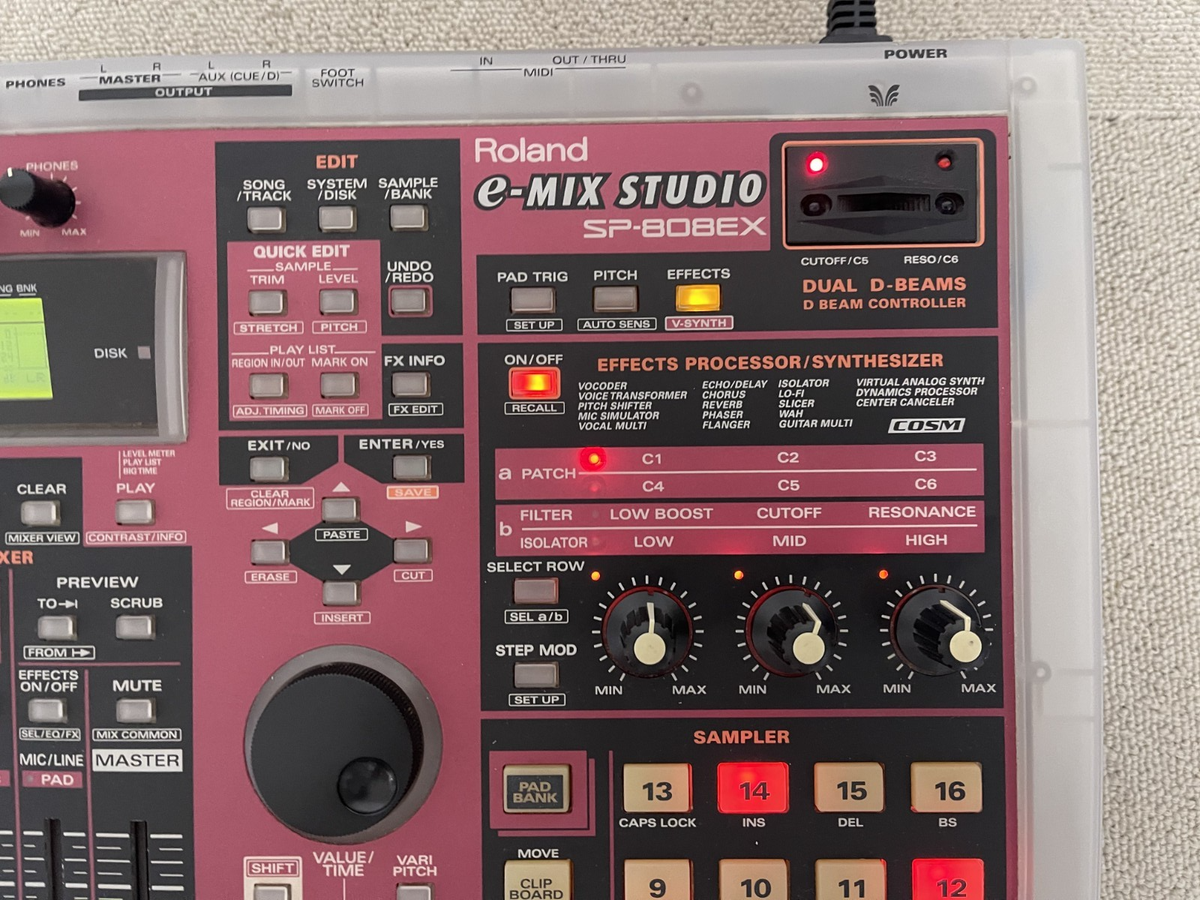 Roland ローランド e-MIX STUDIO サンプラー SP-808EX Roland SP-808EX e-Mix Studio Phrase Sampling Workstation