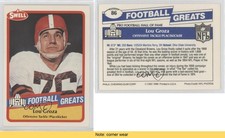 1989 Swell Football Greats Lou Groza #86 HOF