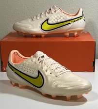 Nike Tiempo Legend 9 Elite FG Soccer Cleats Men 8.5 Guava Lucent CZ8482-801 New