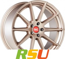 TEC Speedwheels GT7 light bronze 8.5x19" ET35 LK5 112 ML 72.5 Alufelgen 19 Zoll