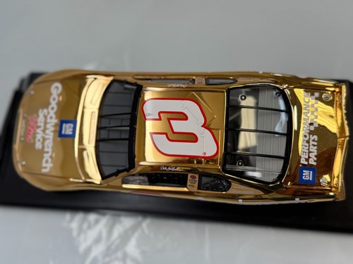 ACTION DALE EARNHARDT #3 GM GOODWRENCH SERVICE PLUS 2001 MONTE CARLO GOLD CHROME - Picture 4 of 8