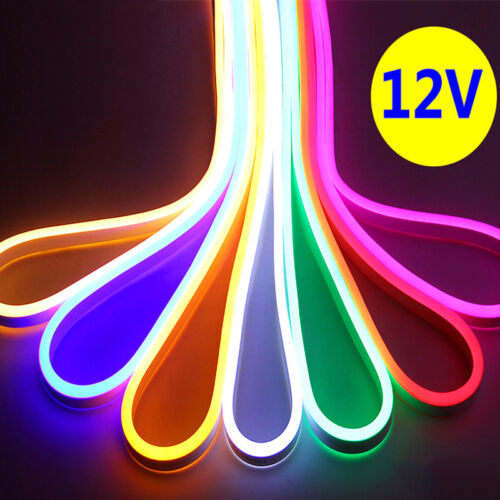 12v led strip 2835 Lighting Flexible Flat Flex LED Neon Light Sign Home Decor - Picture 2 of 4