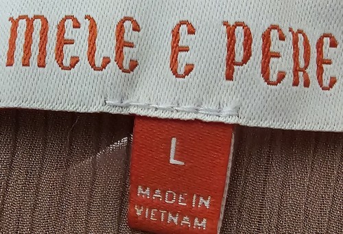 Camisa blusa top mujer Mele E Pere talla L grande marrón - Imagen 2 de 24