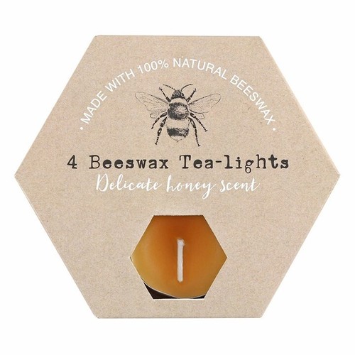 Vela de cera de abejas 100 % natural 3 diseños cena té luz colmena nueva - Imagen 6 de 17