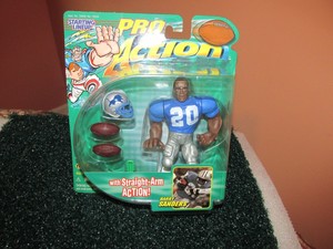 Starting-Lineup-1999-Barry-Sanders-NFL-Detroit-Lions-Play-Action