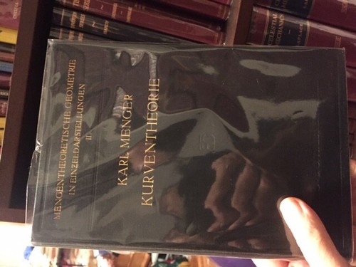 Kurventheorie by Menger 1932 edition - Picture 2 of 3