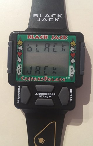 VERY RARE Black Jack Watch Caesars Palace Nelsonic Style - Picture 4 of 12