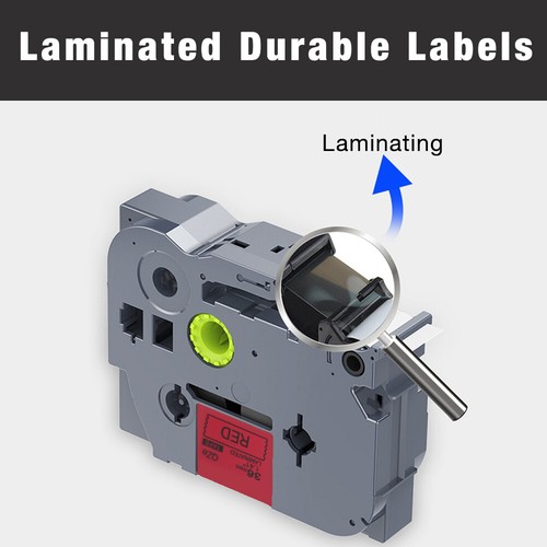 5 Pack Laminated Label Tape Compatible for Brother P-Touch Printer TZ TZe 6-36mm - Picture 717 of 786