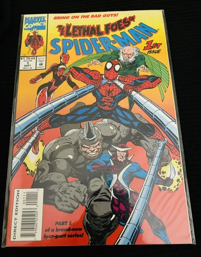 Spider Man Marvel Comic THE LETHAL FOES OF SPIDERMAN #1 1993 MARVEL COMICS