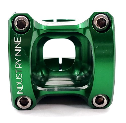 Industry Nine A318 Mountain Bike Stem 31.8mm x 40mm x +/-6deg Rise, Green - 第 4/12 張圖片