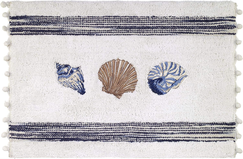 Avanti Linens - Bath Mat, Cotton Bath Rug, Oceanscape Inspired Home Decor (Blue - Picture 11 of 12