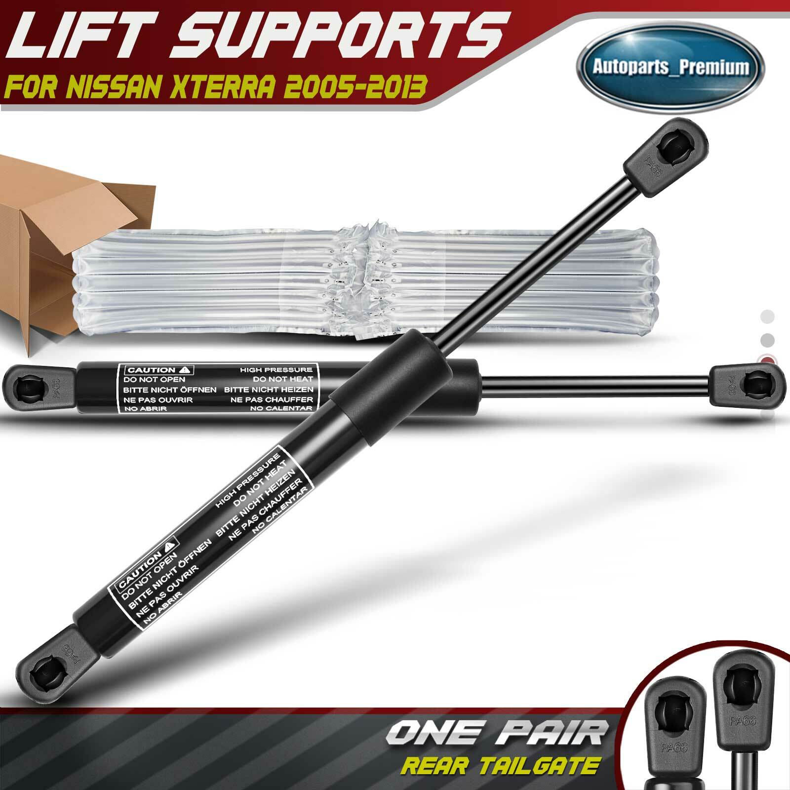 2x Rear Hatch Tailgate Lift Supports Shock Struts for Nissan Xterra