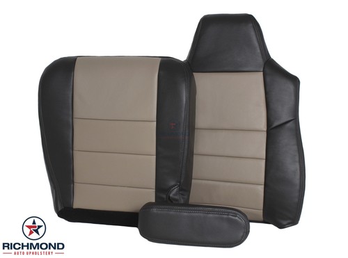 Excursion Eddie Bauer 2005 - fundas de asiento de cuero de repuesto para el lado del conductor 2 tonos - Imagen 6 de 12