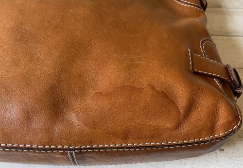Michael Kors Hobo Schultertasche Handtasche Saddle Buckled braun Leder mittelgroß - Bild 3 von 10