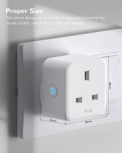 Wireless WiFi Smart Plug Power Socket For Amazon Alexa Google Home UK - Picture 3 of 7