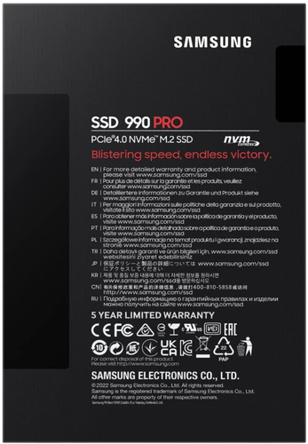 ๐ฅ Samsung 990 PRO 4TB NVMe M.2 PCIe Gen4 SSD - Fast & Reliable! - Afbeelding 3 van 3