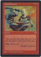 FINAL FORTUNE X1  #173 MAGIC Mtg MIRAGE EXCELLENT/LIGHT PLAY (EX/LP) 1996