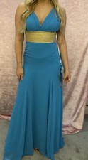 Brand-new Blue Prom Dress By Pia Michi Size 8