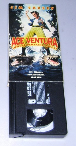 Lot of TWO Ace Ventura: Pet Detective, When Nature Calls , VHS 1994 Jim Carrey - Picture 2 of 2