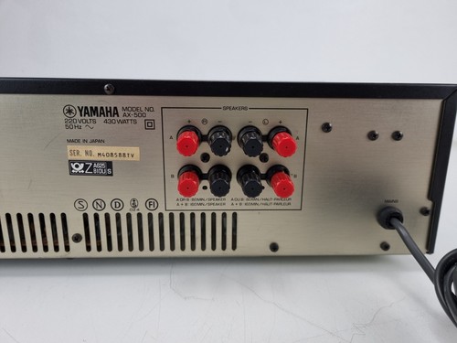 Yamaha AX500 - Integrated amplifier - Fully Working - Cleaned/lubed - Picture 13 of 13