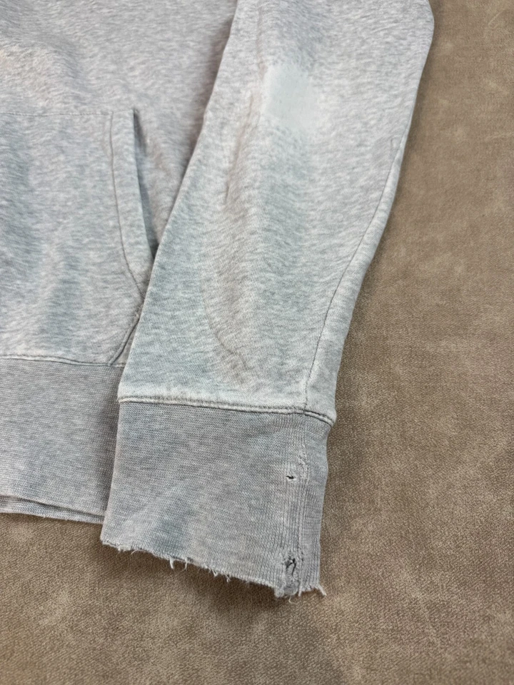 Pullover gris con capucha mediana con estampado gráfico RLX by Ralph Lauren para hombre Foto 4 de 4