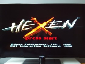 HEXEN   - Rare Boxed Sega Saturn Game