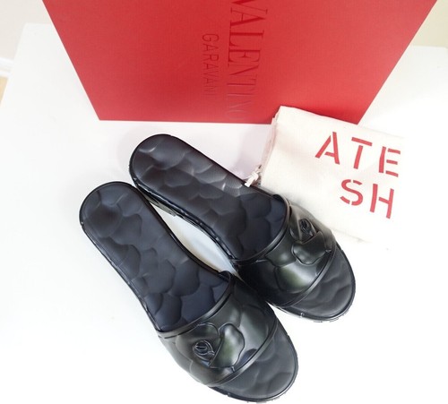 Neu im Karton Valentino Garavani Atelier Rose Pantolette Sandale schwarz Gr. EU 39 US 9 - Bild 4 von 10