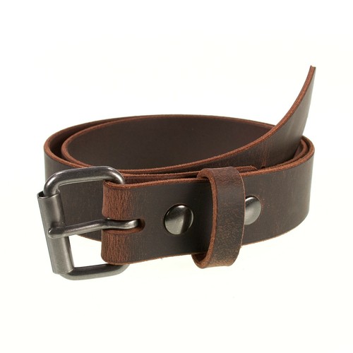 Men's Genuine Buffalo Leather Belt, 1 1/2" width, Handmade in the USA, By Amish - Picture 25 of 37