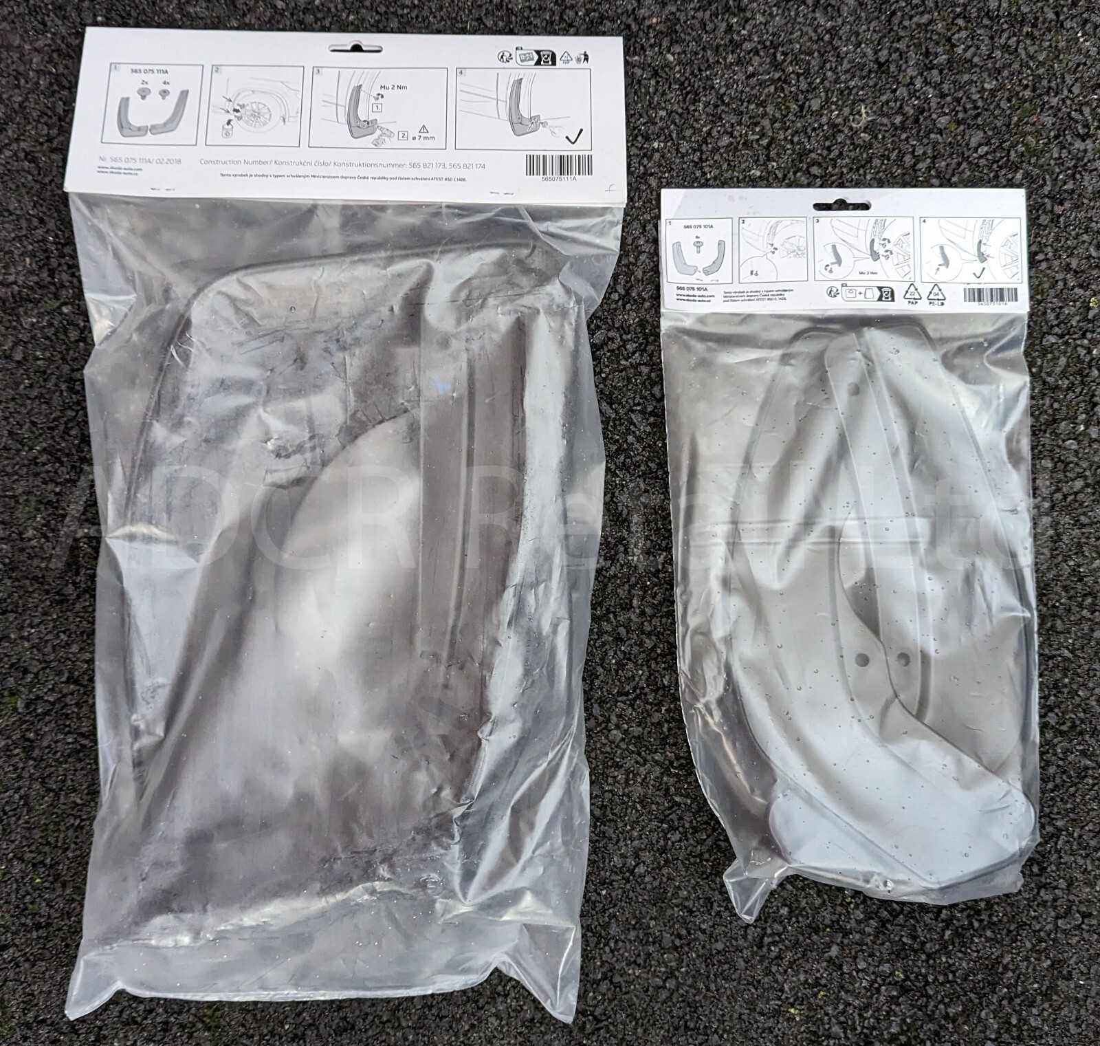 Genuine Skoda Kodiaq Sportline MudFlaps Front Rear 2017-24 565075111A ...