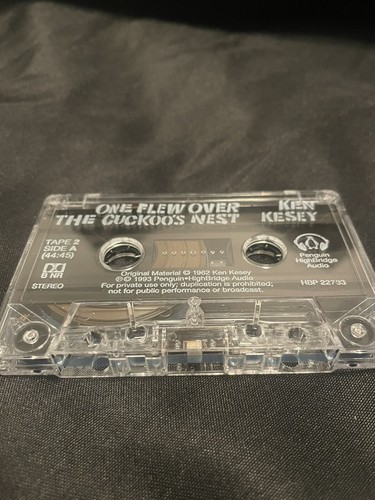 Ken Kesey "One Flew Over The Cuckoos Nest" 2 Cassette Penguin Audio Book - Picture 9 of 10