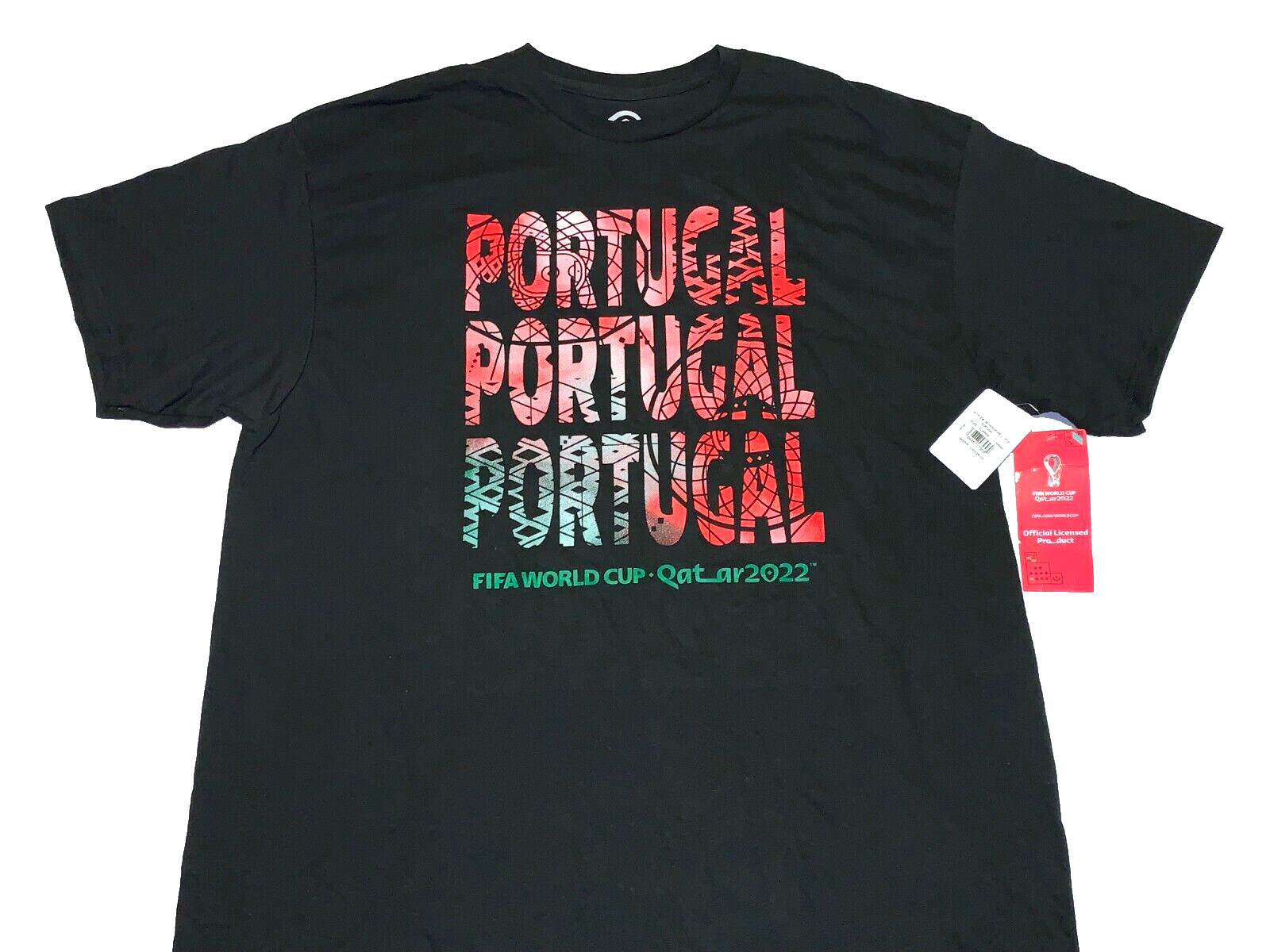 Portugal FIFA World Cup Soccer Team - Qatar 2022 Football T-Shirt New! NWT XL