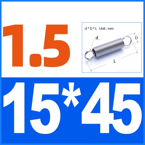 A2 Stainless Steel Tension Springs | Ø1.5mm×30-320mm for Automotive, Industrial - Picture 68 of 113