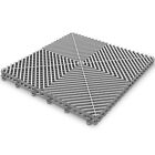25/50 Packs Interlocking Garage Floor Tiles Vented Water Drainage 15.75x15.75'