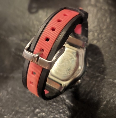 Reloj Digital Deportivo Armitron Pro Mujer Rosa Negro Temporizador Alarma 50M Batería Nueva - Imagen 8 de 11